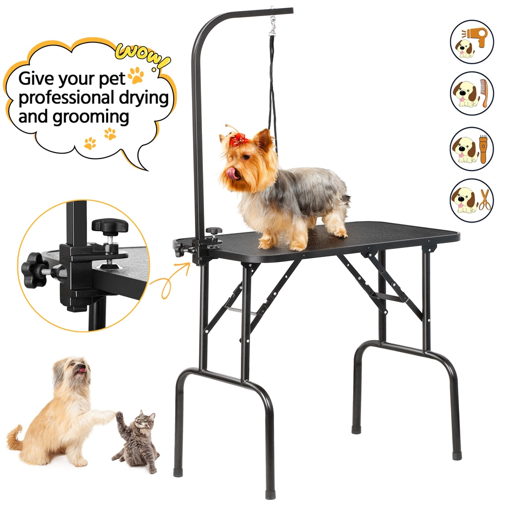 Non-Slip Waterproof Surface, Folding Legs, Sturdy Metal Frame, Professional Dog Cat Beauty Trimming Table for Home & Salon | Pet Grooming Table Collapsible - product image 2