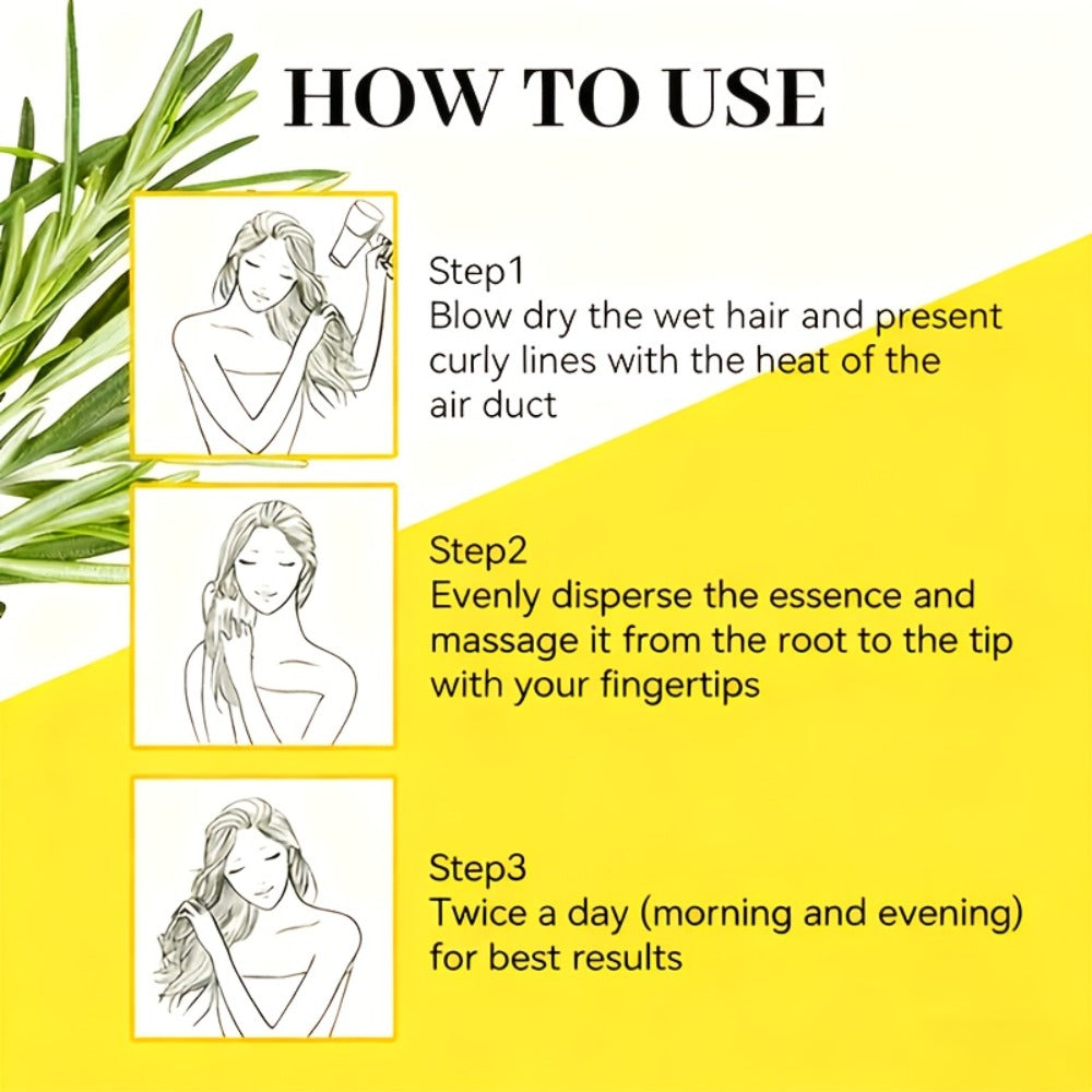 Rosemary Hair Growth Oil 10-in-1 with Batana, Rice Water, Biotin & Keratin — Moisturizing Anti-Frizz Smoothing Hair Treatment Oil for All Hair Types, 100ml / 3.38oz - product image 8