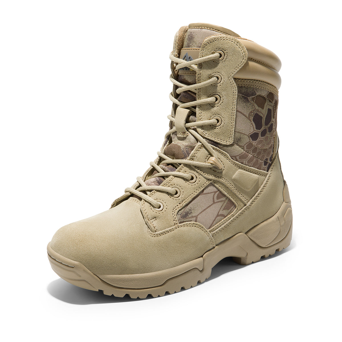 8 Men's Tactical Boot Waterproof Lightweight Comfortable Boots for Work Motorcycle Combat Boots Side Zipper Hiking Outdoor Climbing Activities All Day All - product image 23