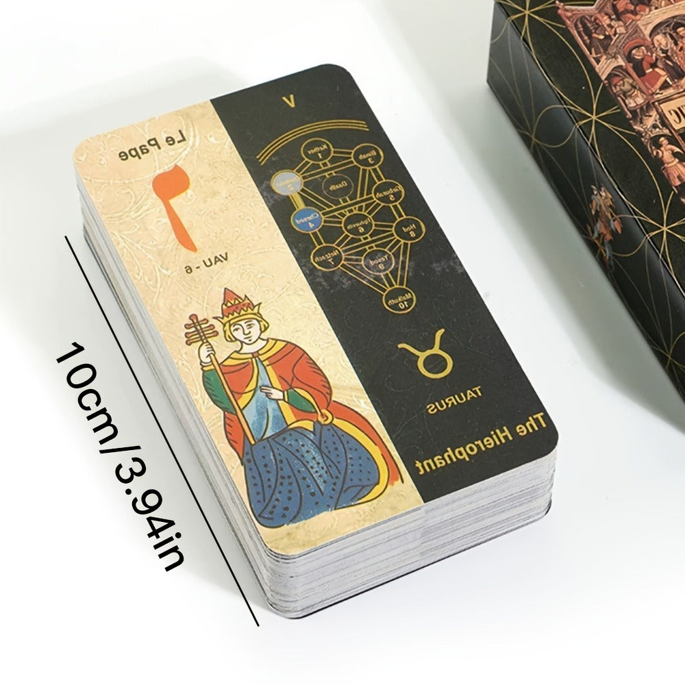 Traditional Divination Card Game with Ancient Wisdom & Spiritual Guidance, Kabbalah 5781 Tarot Board Game Playing Cards for Beginners & Readers – Kabbalah - product image 4