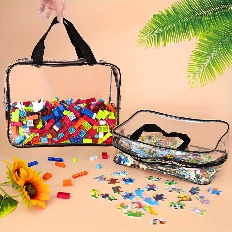 Clear PVC Storage Bags Set of 4 - Transparent Zipper Organizer Bags, Foldable Portable Multi-Use Storage for Home Travel - product image 8