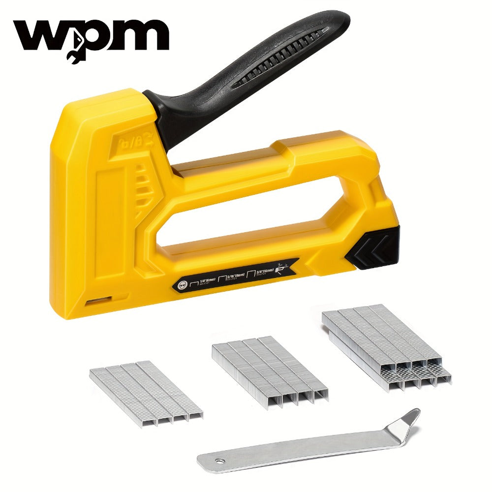 Staple Gun with Staples 1600pcs, Light Duty Upholstery Staple Gun Kit with JT21 Staples 1/4 5/16 3/8 inch & Staple Remover, Manual Fabric Stapler for Wood, Crafts, DIY, Home Decora - product image 3
