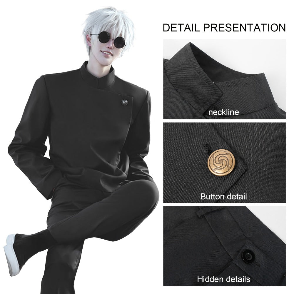 Jujutsu Kaisen Cosplay Costume Uniform | High School Satoru Gojo & Suguru Geto Outfit Set for Men, Anime Convention Halloween Gift, Sizes S to XXL - product image 3
