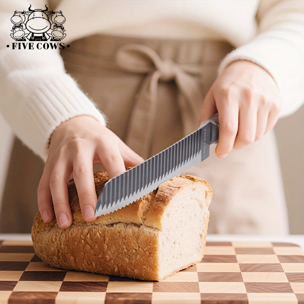 Hand Forged Chef Knife Set with Knife Rack Butcher Knife Bone Cutter Meat Cleaver Vegetable Chopper Kitchen Knife Set for Cooking Camping BBQ Outdoor Hunting Holiday Gift - product image 11
