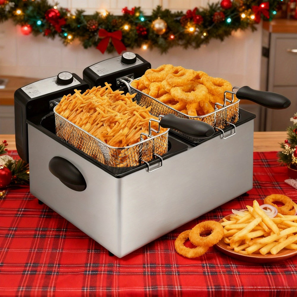 Deep Fryer 1500W Electric – Non-Stick Stainless Steel Frying Pot with Adjustable Temperature Control & Frying Basket, 1.5L / 2.5L / 3L / 5L / 6L Capacity for Home Kitchen - product image 8