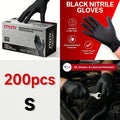 200pcs, Black Nitrile Disposable Gloves, High-Density, Flexible Fit, Chemical Resistant, Industrial-grade Latex-free, Specially Designed For Maintenance Teams - product image 3