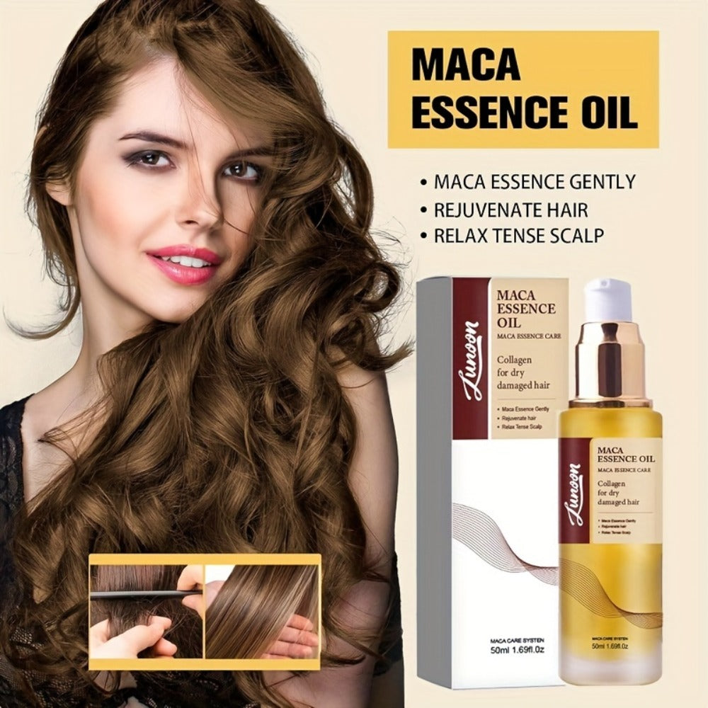 Argan Oil Hair Mask Deep Conditioning Treatment with Collagen | Cold Press Moroccan Oil for Dry Frizzy Curly Fine Hair | Long-Lasting Moisture Repair 1.69oz - product image 2