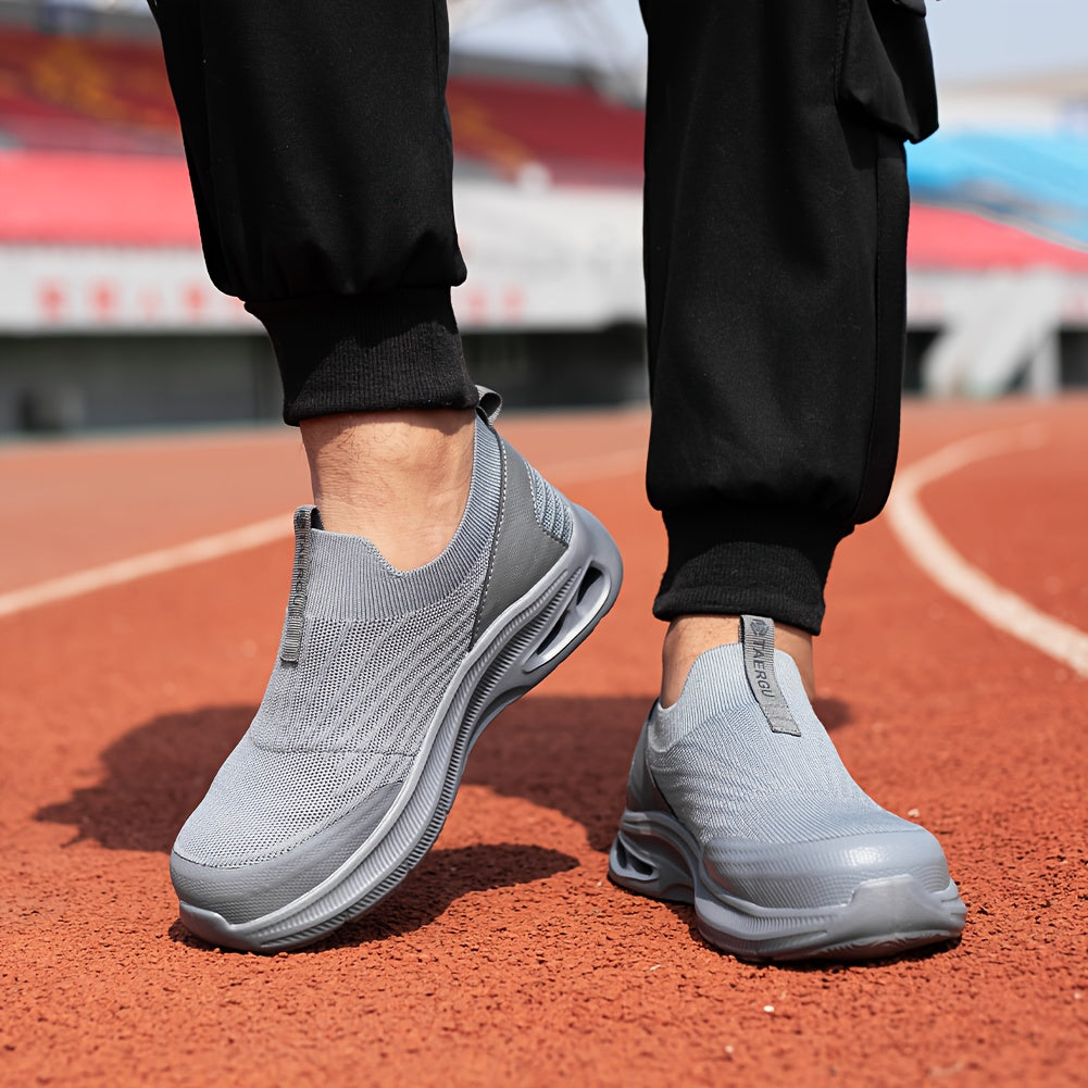 Men's Lightweight Slip-On Steel Toe Work Shoes - Comfortable Sneakers, Puncture-Resistant Loafers, Work Shoes for Men, Available in Black/Grey/Blue, Sizes US - product image 8
