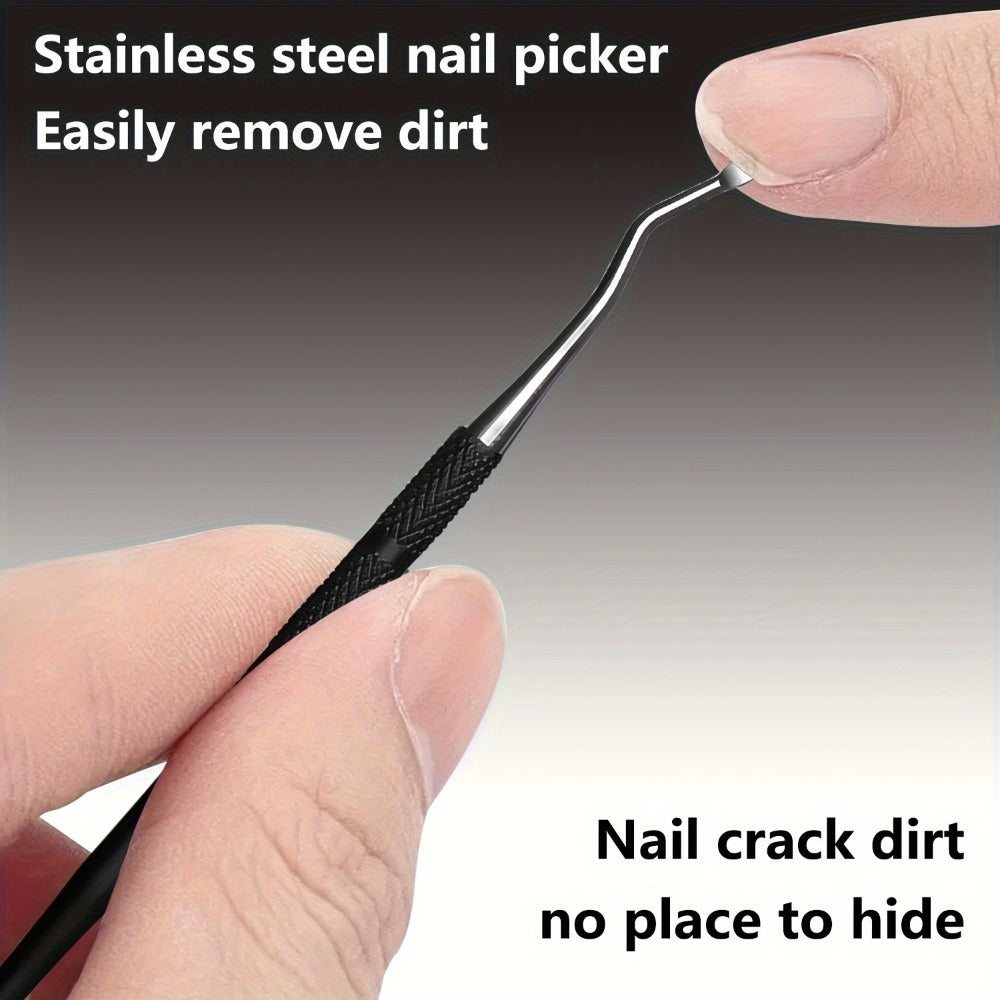 Concave Blade Wide Jaw Nail Clippers for Thick Toenails 5pcs Set Heavy Duty Stainless Steel Ingrown Toenail Trimmer Professional Pedicure Tool for Seniors Men Elderly - product image 8