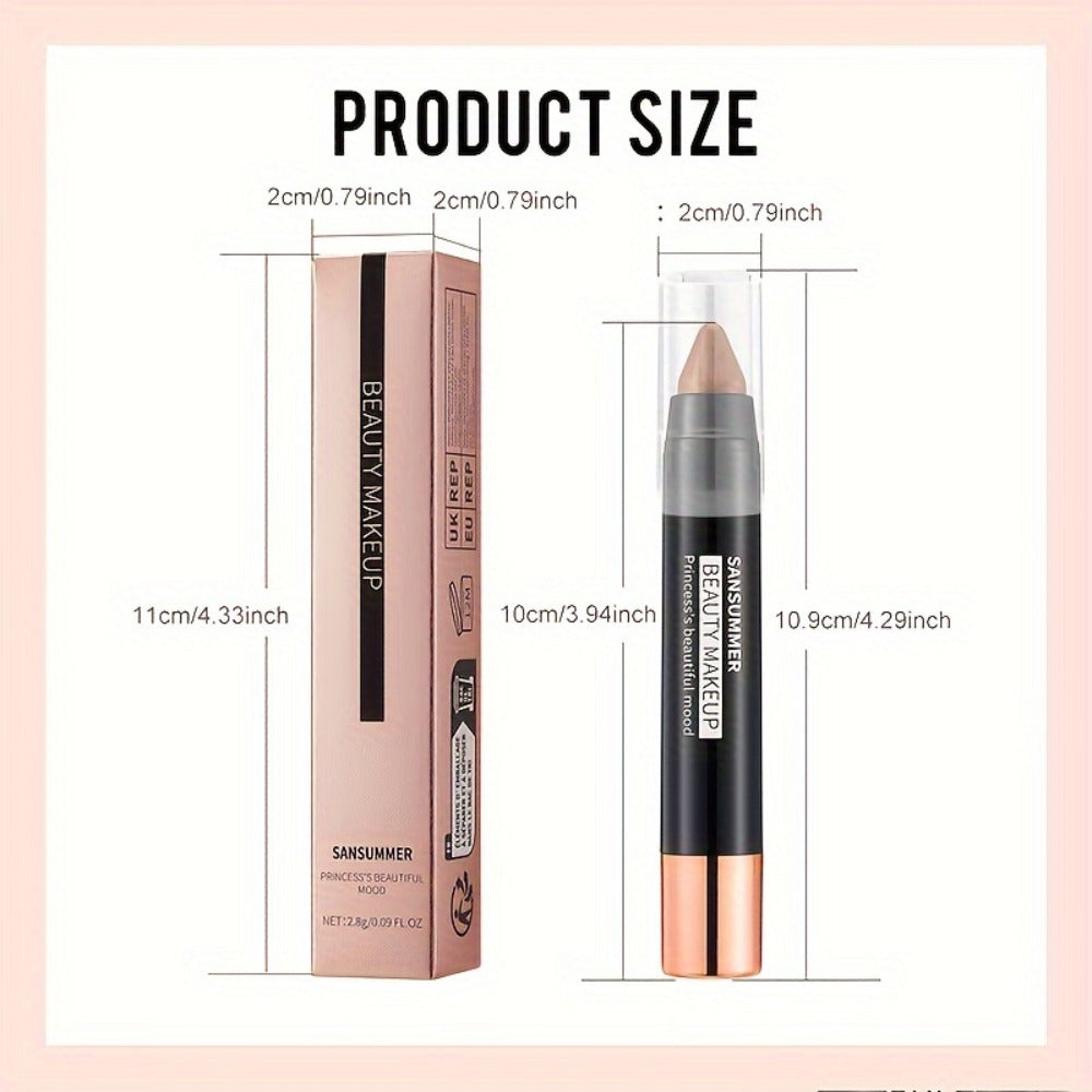 Waterproof Eyeshadow Stick Set 7 Pcs — Pearlescent Matte Shimmer & Metallic Finish, Long-Lasting Creamy Eye Makeup, No-Brush Easy Blendable Formula for All Skin Tones, Women's Beau - product image 4