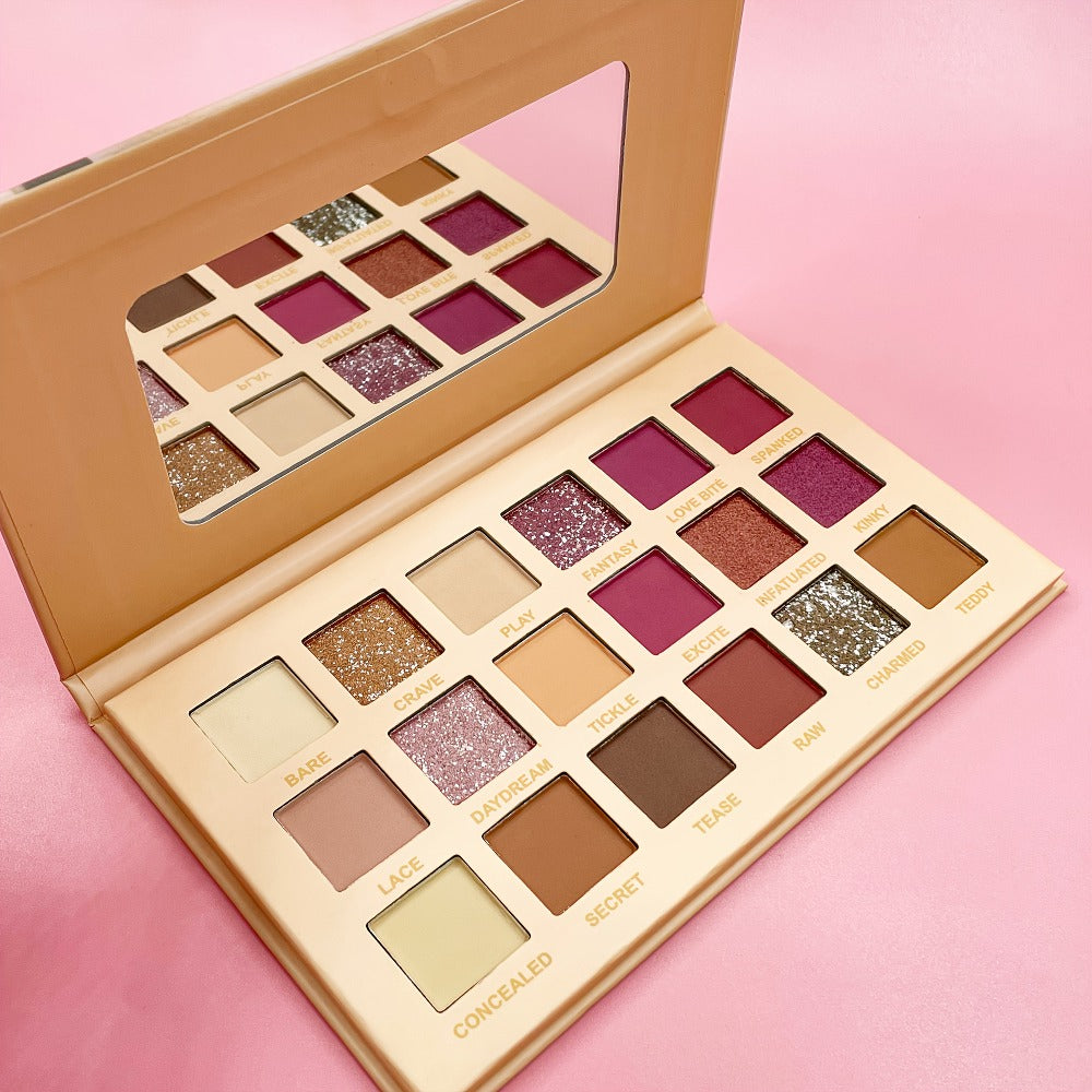 Makeup Gift Set 30PCS for Women - 18-Color Pink Eyeshadow Palette, Highlighter Eyeliner Mascara Blush Contour Lip Glaze & Setting Powder, Complete Beauty Kit, Birthday Wedding Cosp - product image 6