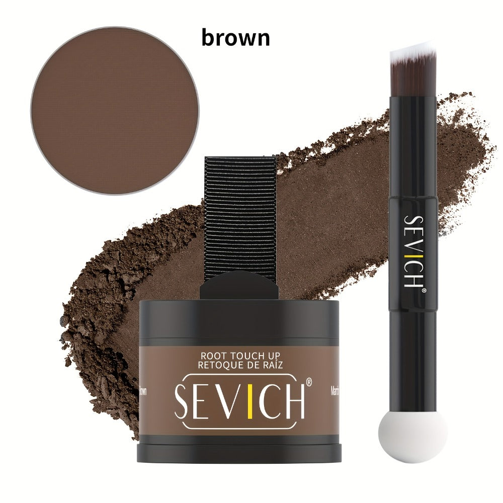 Hairline Powder Root Touch-Up Kit with Refill & Brush – Waterproof Instant Grey Hair Concealer Fills Sparse Hairline Bald Spots Eyebrow Powder for Women Men 4g+4g - product image 9