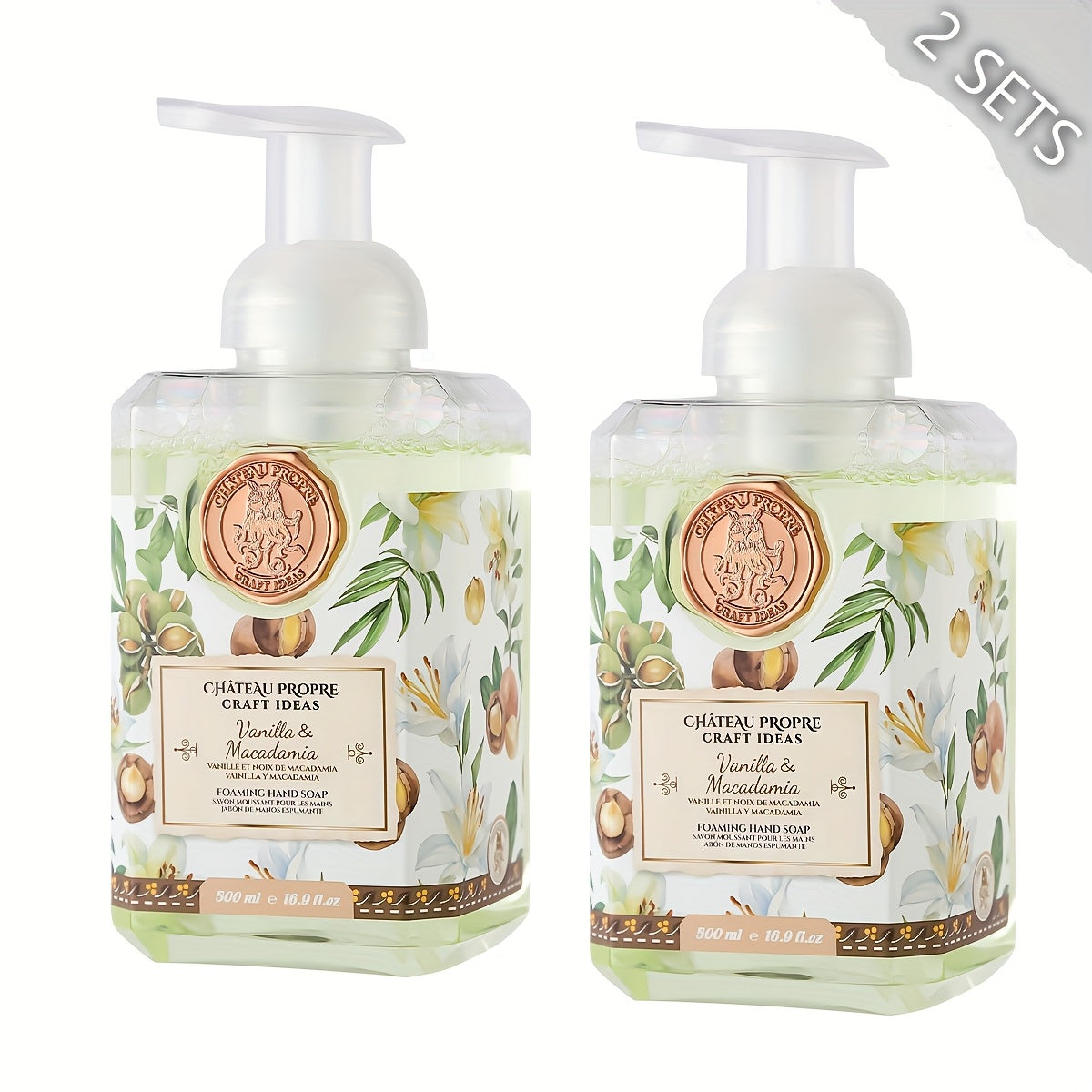 Foaming Hand Soap with Coconut Oil 500ml Ethically Made - Moisturizing Foam Hand Wash 7 Fresh Scents for Bathroom Kitchen All Skin Types 16.9 fl oz - product image 12