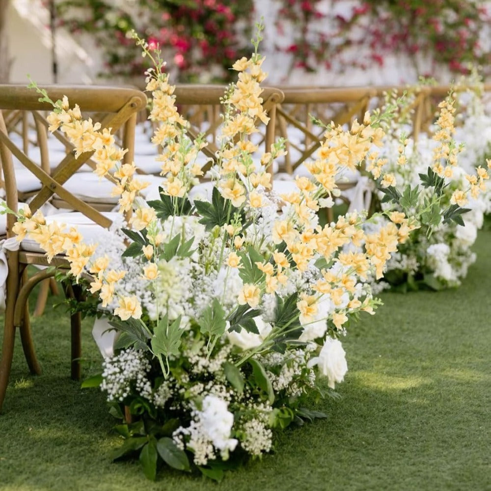 Artificial Delphinium Flowers 8pcs 33.5 Inch Faux Larkspur Stems for Wedding Centerpieces, Tall Silk Flower Bouquet for Home Vase Table Garden Decor - product image 18