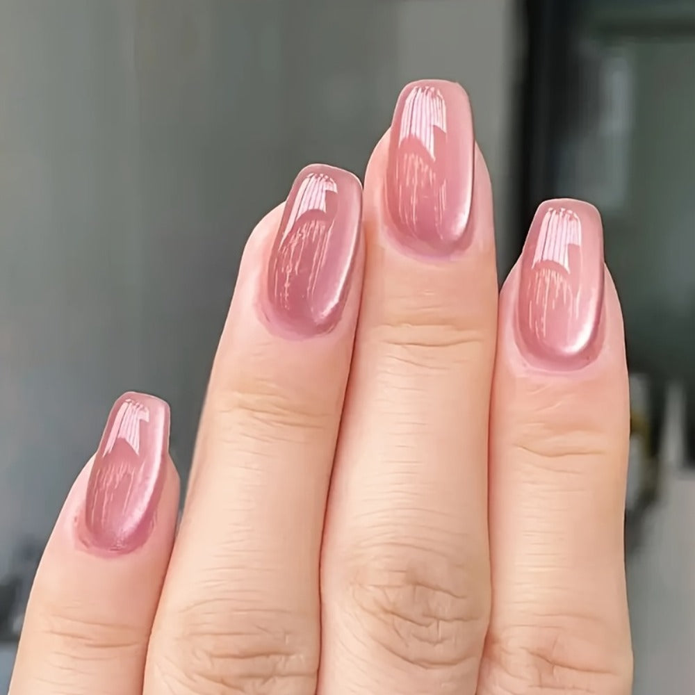 Pink Holographic Rainbow Cat Eye Gel Nail Polish 0.51oz Magnetic Color Shifting Effect - Soak-Off LED UV Long Lasting Chip-Resistant Salon Quality Nail Art Design for Women DIY Hom - product image 3