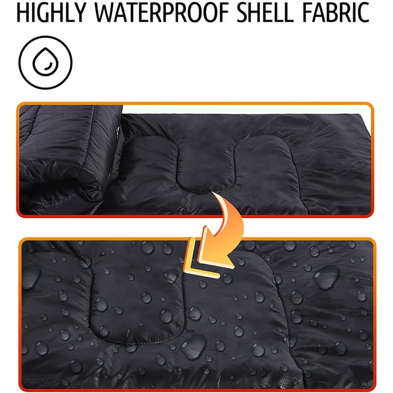 Featherlight Sleeping Bag for Backpacking Camping Hiking – 68°F Warm Weather Rating, Compression Bag Included, Outdoor Travel Hunting Sleep Bag for Adults