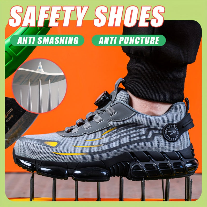 Steel Toe Work Shoes Man Slip Resistant Abrasion Resistant Construction Working Boots Comfortable Breathable Sneaker - product image 17