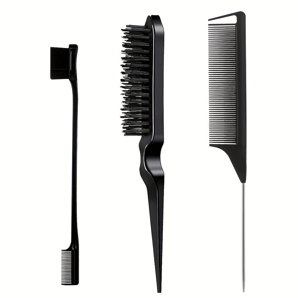 Wig Stand with Mannequin Head Canvas Block 22 Inch Tripod T-Pins Bristle Brush | Complete Wig Styling Kit for Home Salon Cosplay DIY Wig Making - product image 2