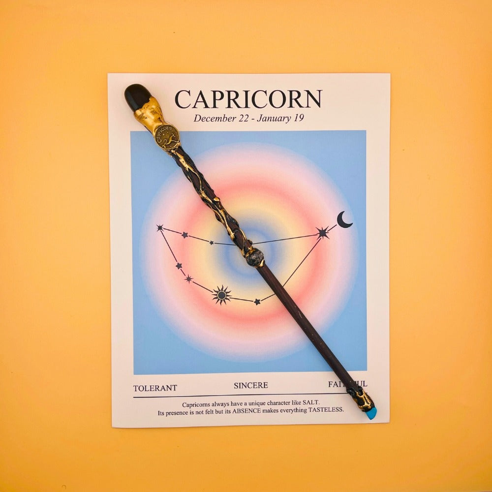 All 12 Signs Cosplay Scepter Witch Wand for Halloween, Christmas, Valentine's Day & Birthday Gift, Astrology Lover Gift for Her – Zodiac Crystal Magic Wand - product image 16