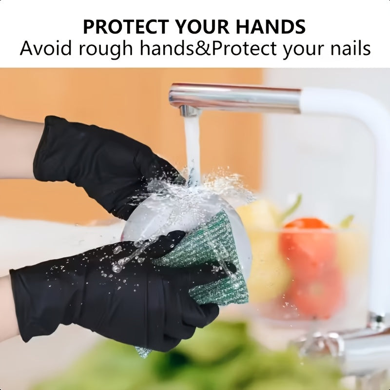 200pcs, Black Nitrile Disposable Gloves, High-Density, Flexible Fit, Chemical Resistant, Industrial-grade Latex-free, Specially Designed For Maintenance Teams - product image 12