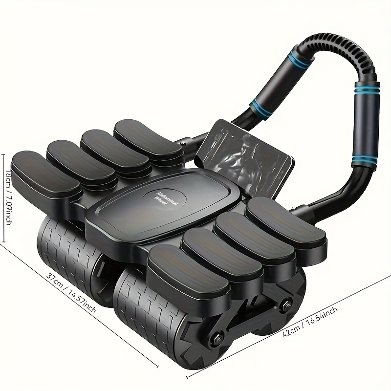 Ab Wheel Roller Automatic Rebound 8-Elbow Design | Core & Full Body Workout Abdominal Wheel with Phone Holder | Durable PP Material Home Gym Exercise for Waist - product image 8