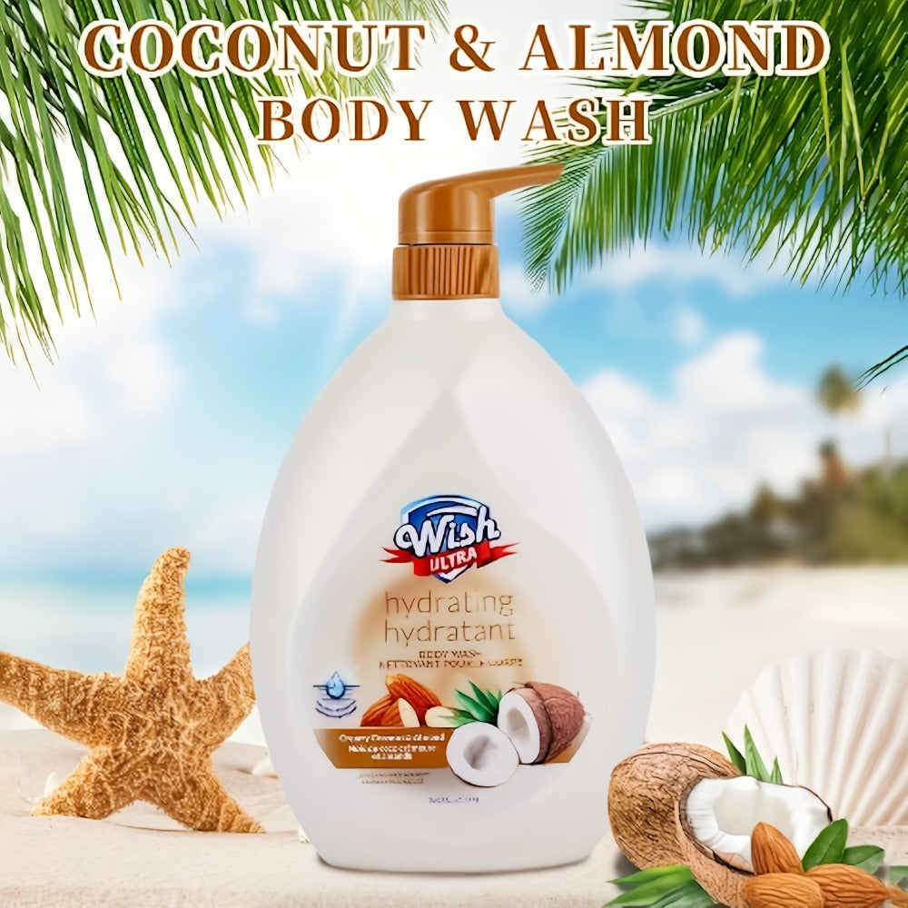 Vitamin E Body Wash for Women & Men Deep Cleansing Blackhead Removal Dead Skin Exfoliating Long-Lasting Fragrance Shower Gel Multiple Scents Cucumber Melon Peach Coconut Shea Butte - product image 10