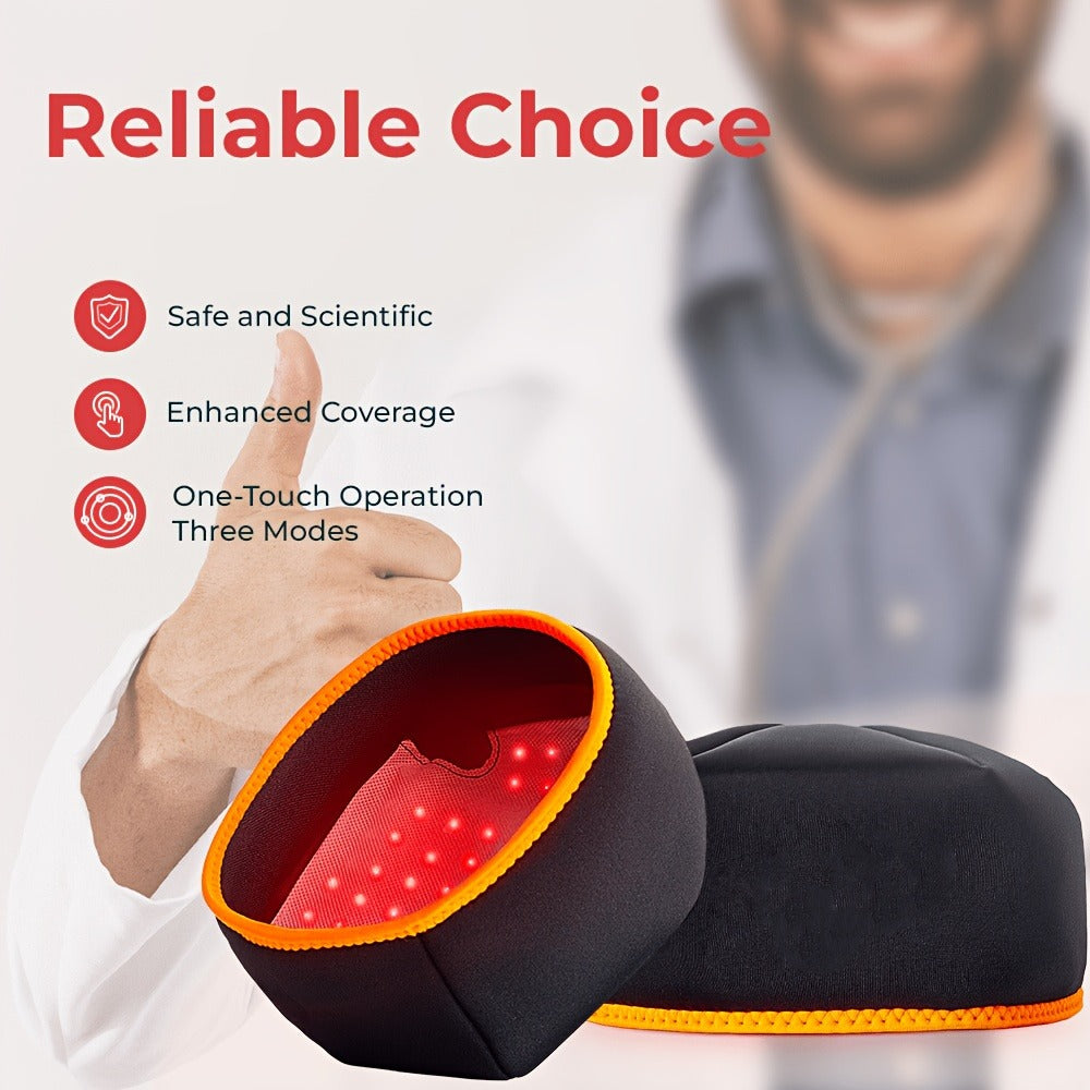 Red Light Therapy Cap 101 LEDs Detachable LED Panel Infrared Light Hat for Brain Relaxation Insomnia Relief Head Pain Treatment Hair Growth Scalp Care - product image 11