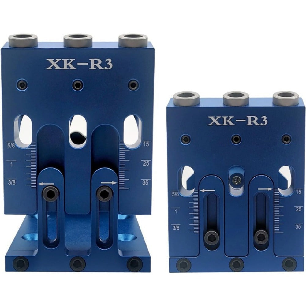 Pocket Hole Jig Kit Adjustable 3 Guide Holes 15 Degree Angle Drill System with Drill Bit Screwdrivers Screws Plugs Hex Drivers for Woodworking Joinery Carpenter DIY Projects - product image 5
