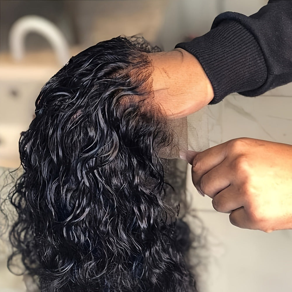 HD Lace Body Wave Wig 13x4 180% Density Human Hair Pre Plucked Glueless Natural Hairline for Women | Natural Black 24 Inch | Beginner Friendly Daily Wear - product image 8