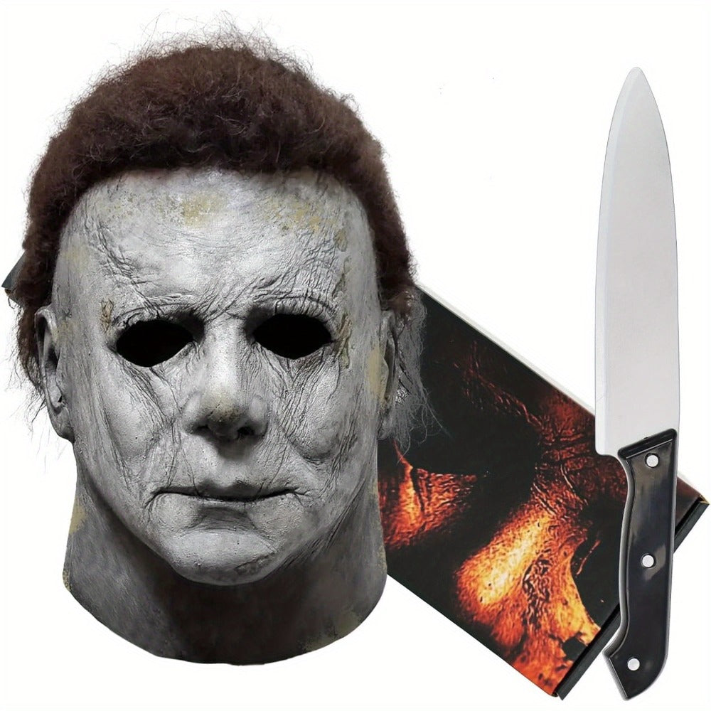 Scary Halloween Mask for Adults | Original Realistic Horror Full Face Mask for Cosplay, Prom, Haunted House & Halloween Party Costume, Maximum Scare Factor, Great Horror Gift