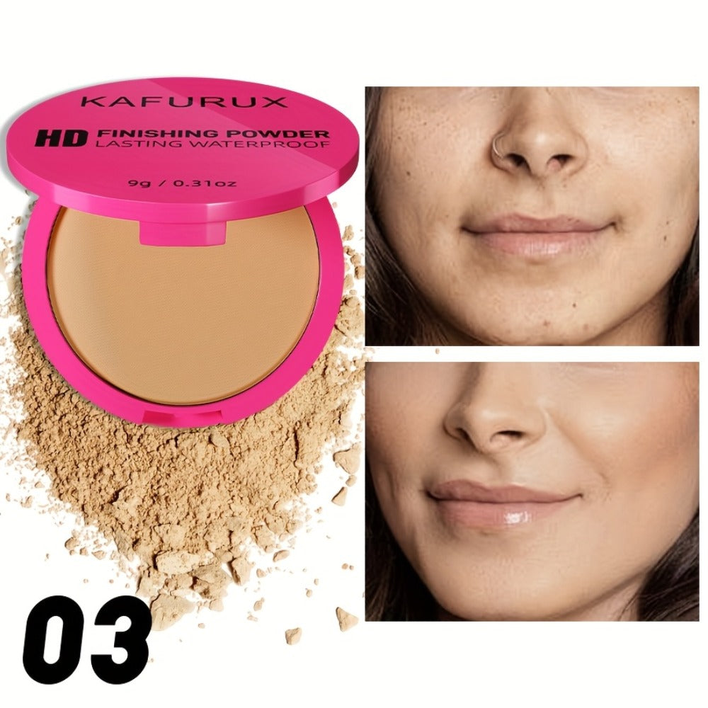 Pressed Powder Foundation 2 Pcs Set Waterproof Sweatproof Lightweight Buildable Coverage Non-Sticky Non-Drying Natural Matte Finish Concealer Makeup for All Skin Types 5 Shades Wom - product image 17