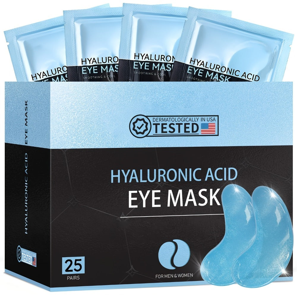 Under Eye Patches Collagen 25 Pairs 3-Formula Choice — Caffeine for Dark Circles & Puffiness | Hyaluronic Acid for Deep Hydration | Aloe Vera for Soothing & Cooling | All Skin Type - product image 5