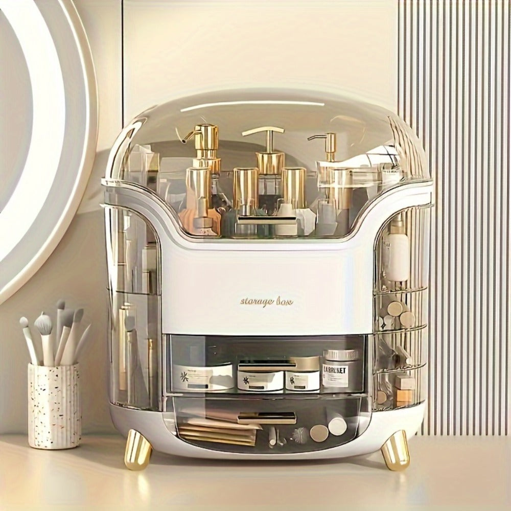 Makeup Organizer Countertop Skincare Organizer Cosmetics Storage Display Case Jewelry Perfume Holder Bathroom Vanity - product image 3
