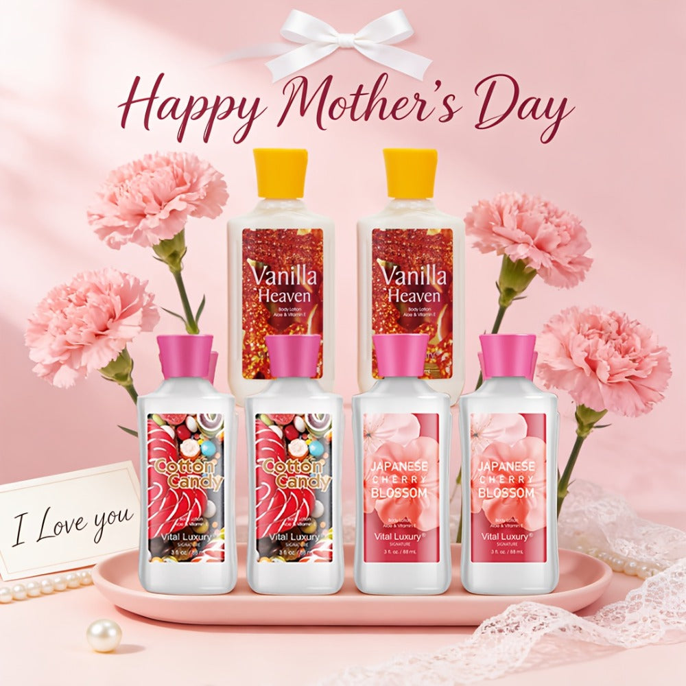 Scented Body Lotion & Hand Cream Vitamin C Glycerin Deep Moisturizing - Japanese Cherry Blossom Vanilla Cotton Candy Dry Skin Hydrating Lotion Women Men All Skin Types Gift - product image 12