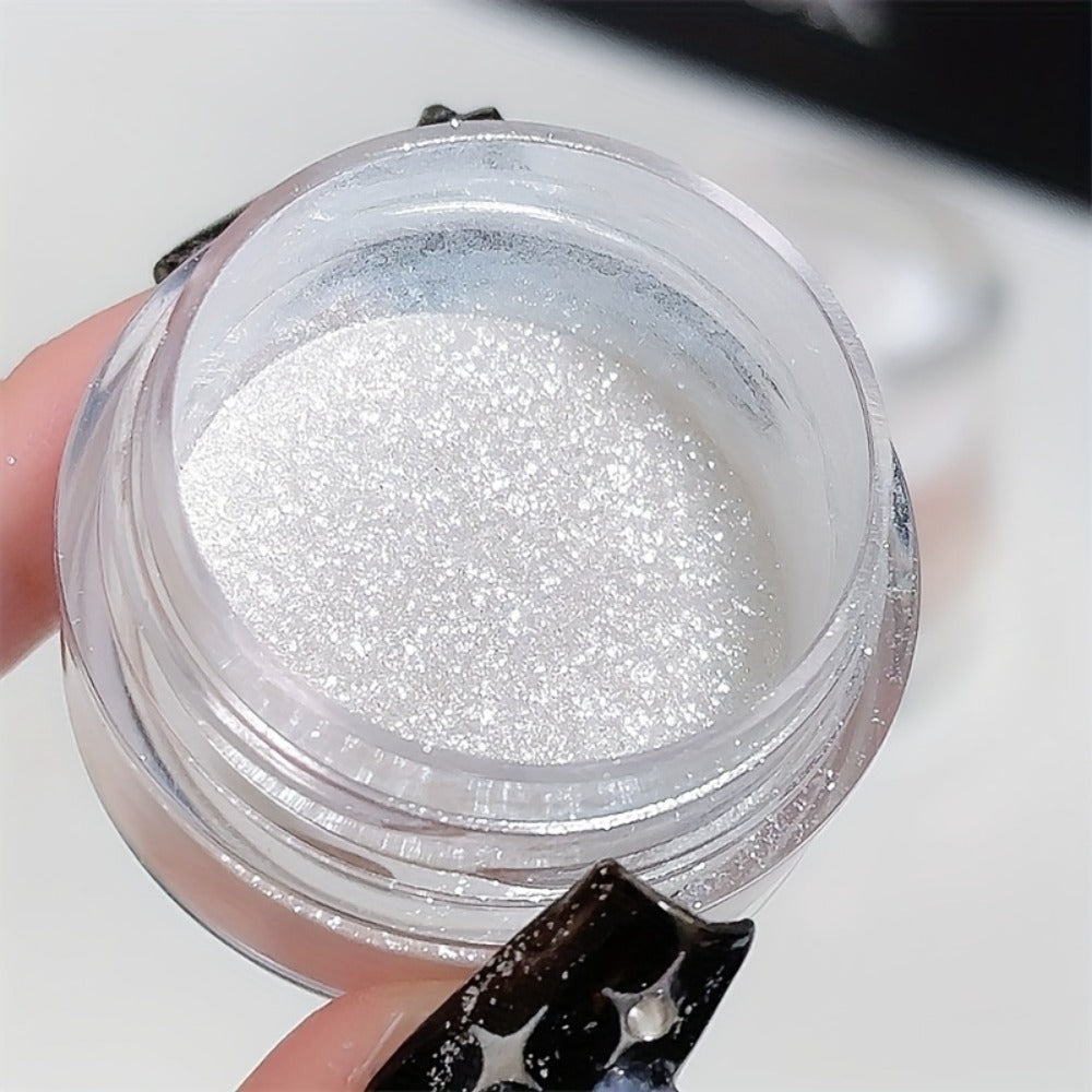 Glitter Highlighter Powder Set 3pcs Shimmer for Face & Body - Radiant Sparkle Fairy Glow Buildable Medium Coverage, Bridal Wedding Festival Party Makeup Gift for Women - product image 10
