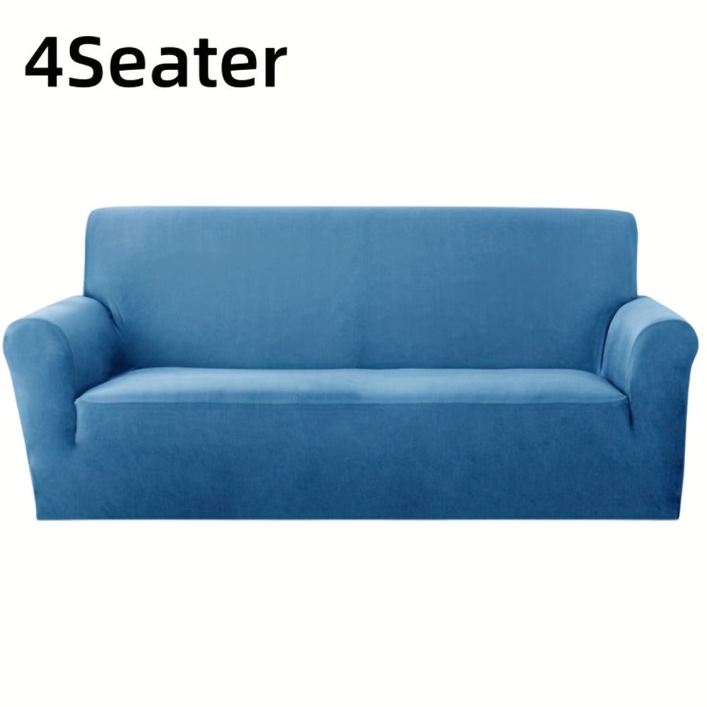 Elastic Anti-Slip Sofa Cover - Stretch Pet Friendly Couch Slipcover with Cat Paw Protection, Easy Care Fabric for Living Room Bedroom Office, 7 Colors 1-4 Seater - product image 9