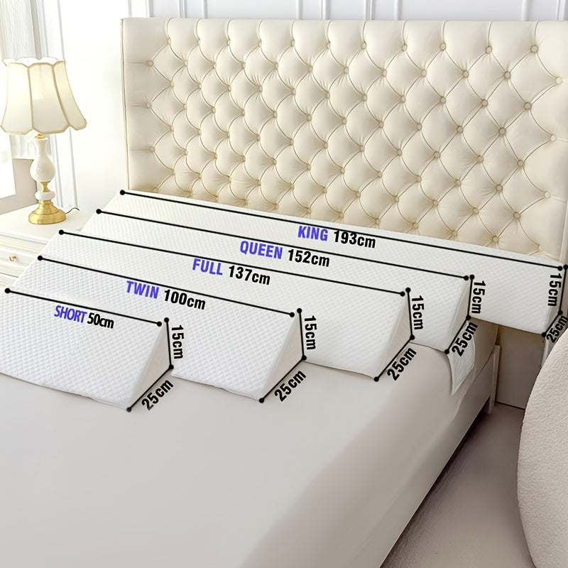 Bed Wedge Pillow - Bed Gap Filler Mattress Wedge Headboard Pillow Close The Gap 0-7" Between Your Headboard and Mattress Or Wall for Sleeping Backrest Pillow - product image 17