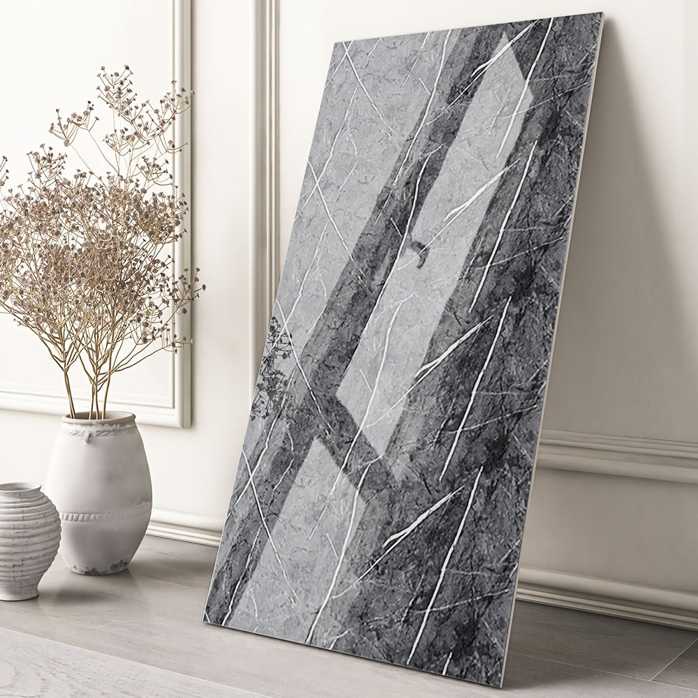 Marble Pattern Wall Stickers Vinyl Decals Oversized Glam Style Self Adhesive High Gloss Removable Wallpaper for Kitchen Bathroom Living Room Office Home Decor 20 40 Pieces Multiple - product image 17