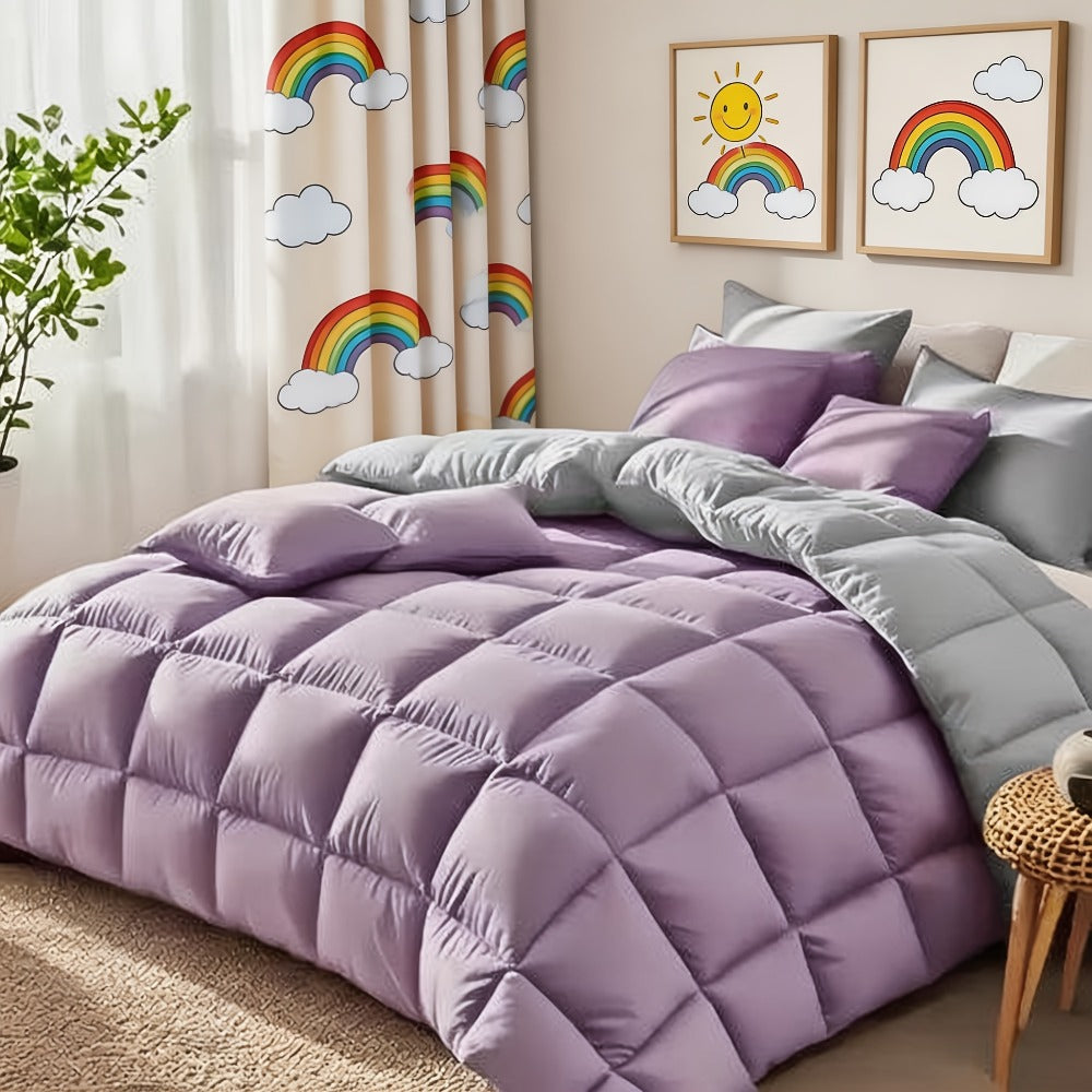 Comforter Set 7 Piece Bed in a Bag Full Queen King Soft Satin-Like Fabric with Fitted Sheet Flat Sheet Pillowcases Breathable Bedding Set for Bedroom Hotel - product image 20