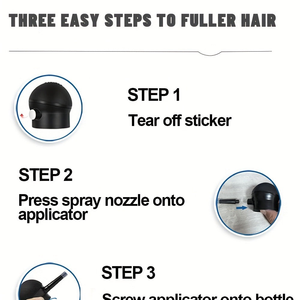 Hair Building Fibers for Thinning Hair 2-in-1 Kit 15g - Instant 1-Second Adsorption Natural Invisible Hair Loss Concealer for Men & Women | Covers Bald Spots & Gray | 4 Shades - product image 25