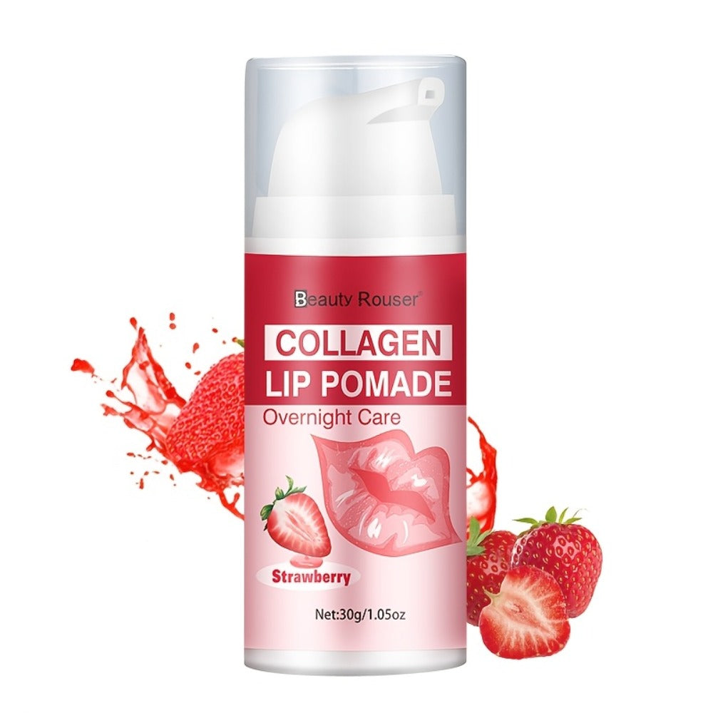 Lip Pomade Collagen 30g Moisturizing Plumping Lip Essence — Deep Hydration Day & Night Lip Care Nourishes Repairs Dry Chapped Lips Long-Lasting Clear Glossy Finish All Skin Types - product image 10