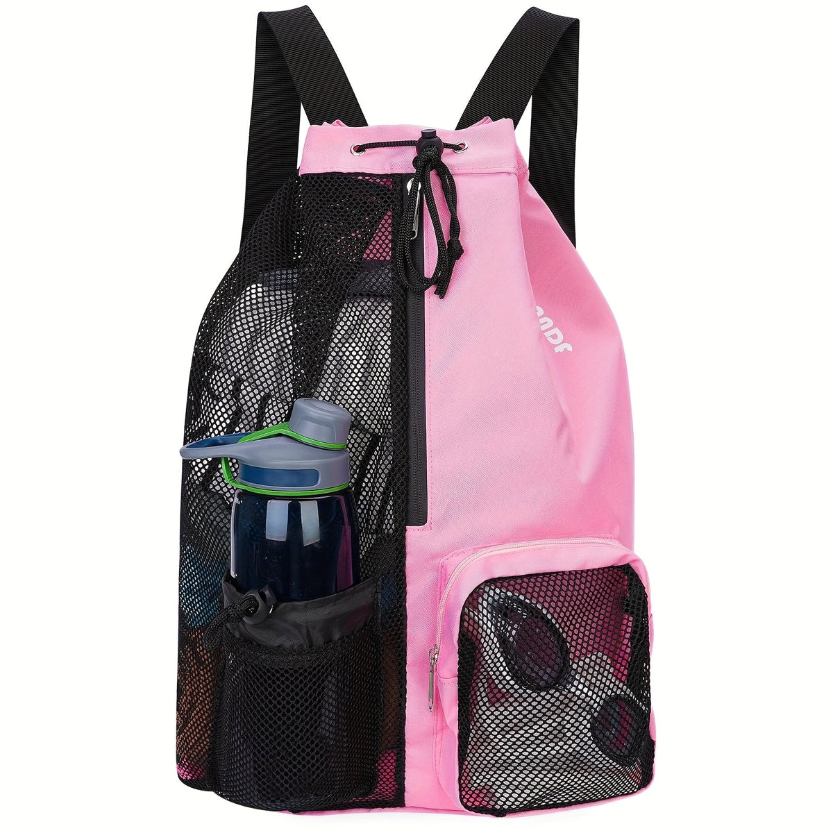 Quick-Dry Sports Backpack with Wet Pocket for Swimming, Gym & Beach, Lightweight Travel Bag for Women & Men, Adjustable Drawstring, 8 Colors – Mesh Drawstring Swim Bag