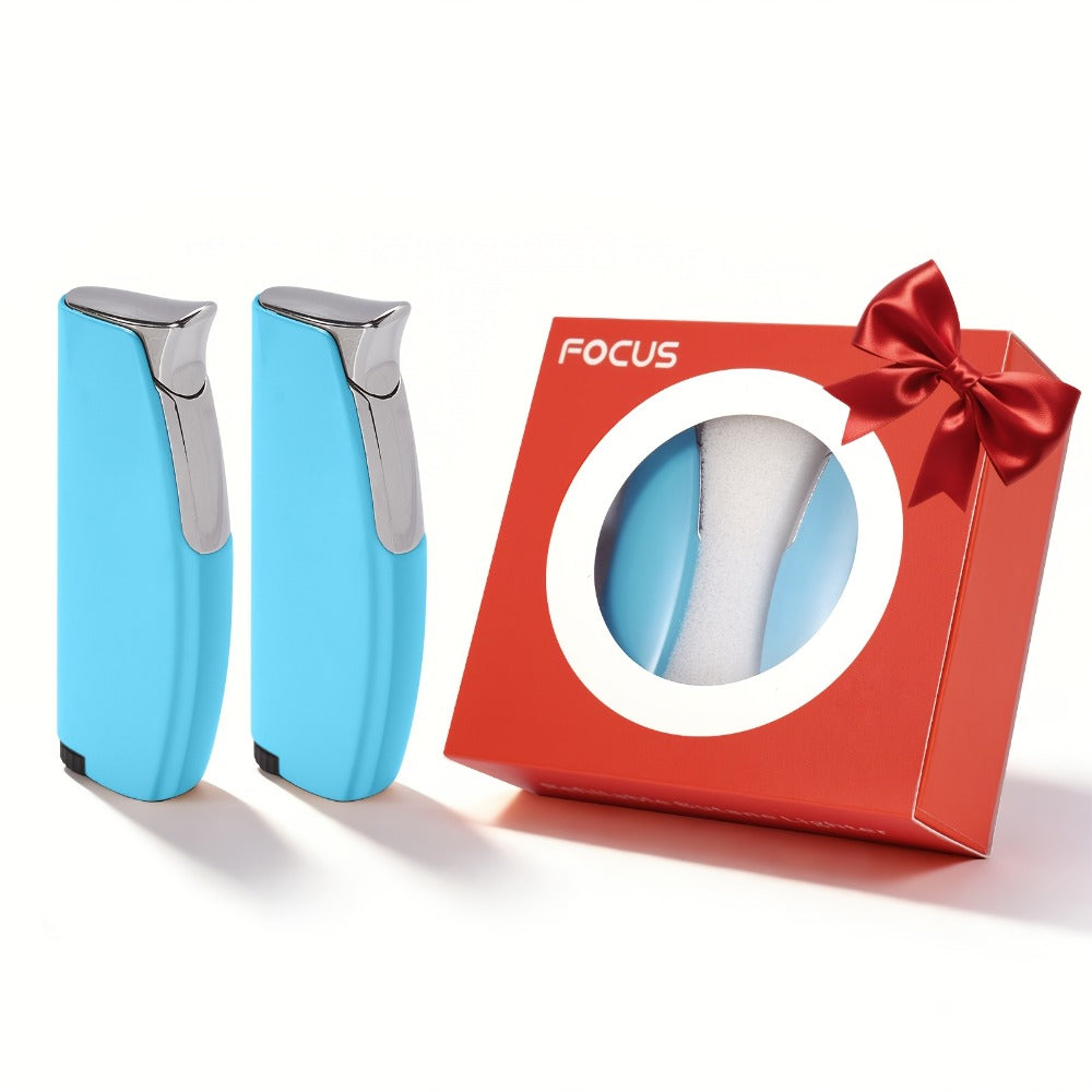 Windproof Lighter 2-Pack – Slim Portable Pocket Lighter with Mirror Finish, Refillable Butane Flame, Fashionable Gift for Men & Women, Available in 8 Colors (Red, Black, White, Sil - product image 14