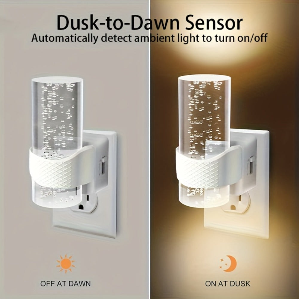 LED Plug-In Night Light with Dimmable 3000K Warm Light & Auto Sensor, 2 Pack for Hallway Bedroom - product image 15