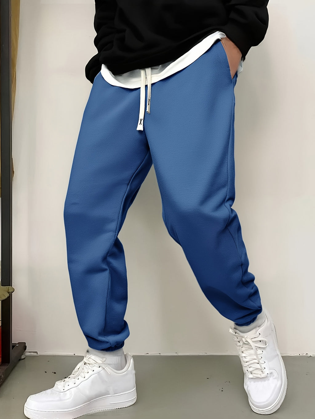 4pcs RANDOM Men's Casual Jogger Pants-Comfortable Sweatpants for Casual Attire, Workout, Or Lounging-Trendy Elastic Waistband with Drawstring, Multiple Pockets - product image 6