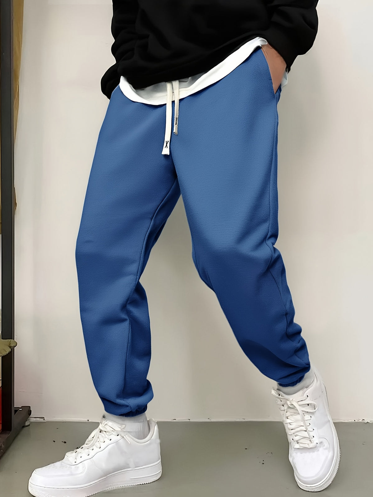 4pcs RANDOM Men's Casual Jogger Pants-Comfortable Sweatpants for Casual Attire, Workout, Or Lounging-Trendy Elastic Waistband with Drawstring, Multiple Pockets - product image 6
