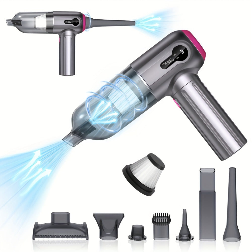 Cordless Car Vacuum Cleaner USB Rechargeable – Powerful Handheld Vacuum with Blow & Suction, Multiple Accessories for Car, Home, Office & Outdoor Use, Portable Strong Suction Auto  - product image 7