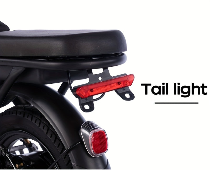14 Inch Foldable Electric Bicycle, 330 Pound Load-bearing Capacity, Max Speed Of 19MPH, 48V Lithium Battery, Range Of Approximately 18-28 Miles, Portable - product image 24