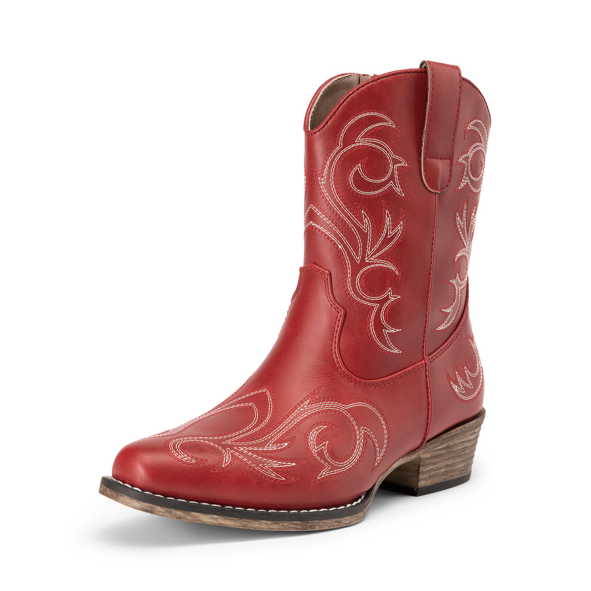 Women Cowboy Boots Ankle Boots Vintage Embroidered Geometric Pattern High-Top Cowboy Boots Western Retro Boot Comfortable Square Toe Elegant Classic Cool Brand - product image 7