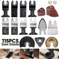 115pcs Oscillating Saw Blades Set with Sandpaper – Multitool Blades for Wood Metal Plastic, Universal Fit for Major Brands, Complete DIY & Pro Cutting Kit - product image 13